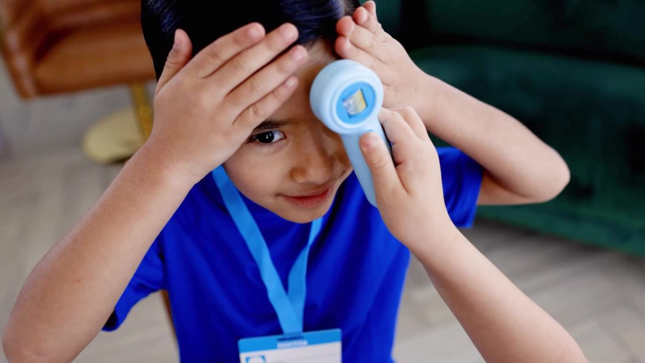 thumbnail video image 3 of Melissa & Doug Get Well Doctor’s Kit Play Set – 25 Toy Pieces, 3 of 10