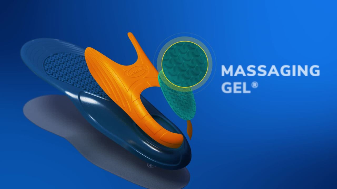 thumbnail video image 2 of (3 pack) Dr. Scholl's® Extra Comfort All-Day Insoles with Gel, Trim to Fit , Mens Shoe Sizes 8-14, 1 Pair, 2 of 11