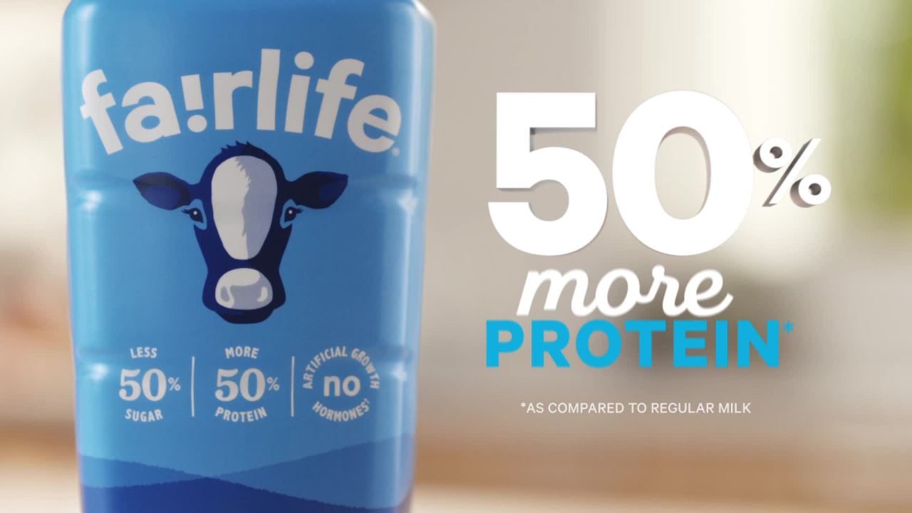 thumbnail video image 2 of fairlife Lactose Free 2% Reduced Fat Ultra Filtered Milk, 52 fl oz, 2 of 15