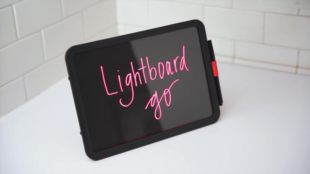 Sharper Image® Light Board Go LED Writing Tablets with Stand, includes