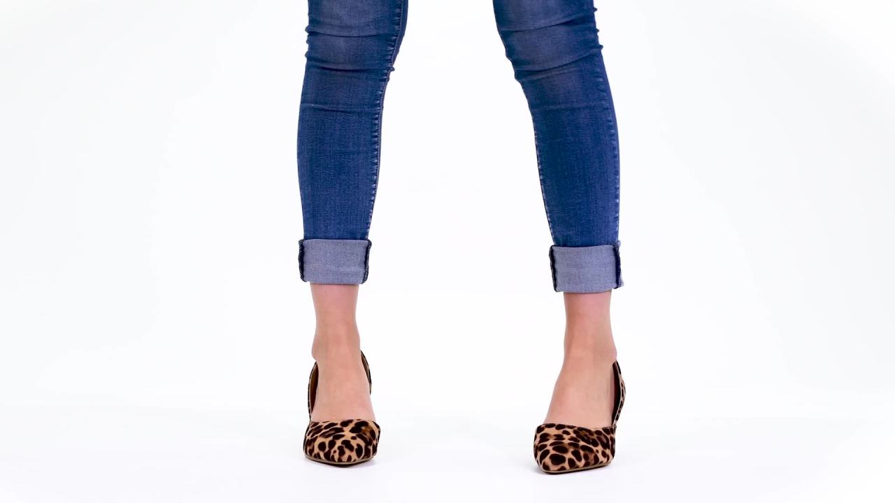 thumbnail video image 2 of Womens Pointed Toe Faux Suede Classic D'orsay Wedges, 2 of 9
