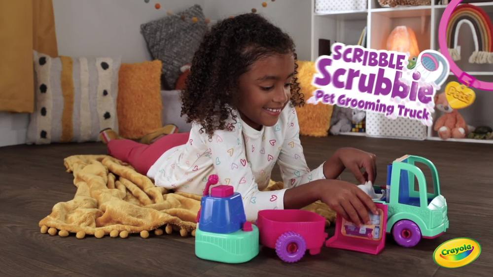 Crayola Scribble Scrubbie Grooming Truck Toy, Easter Basket Stuffers, 10 Pcs, Beginner Child - image 3 of 10