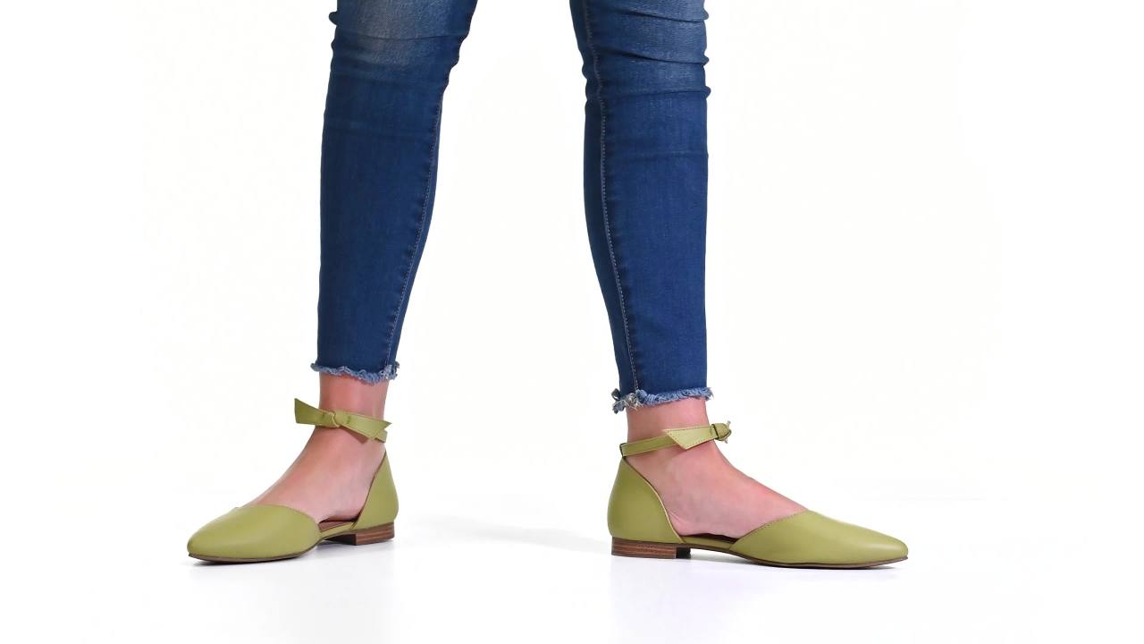 thumbnail video image 2 of Journee Womens Vielo Ballet Almond Toe Buckle Flats, Widths Available, 2 of 10