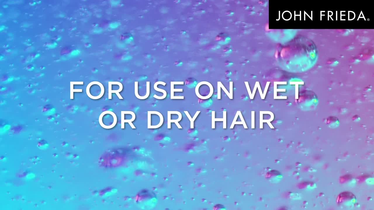 thumbnail video image 2 of John Frieda Frizz Ease Extra Strength Hair Serum, Anti-Humidity Spray with Coconut Oil, 1.69 oz, 2 of 11