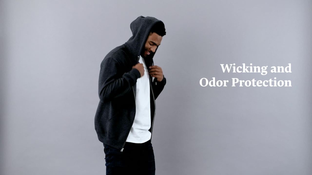 thumbnail video image 2 of Fruit of the Loom Men's EverSoft Fleece Full Zip Hoodie Jacket, Sizes S-3XL, 2 of 8