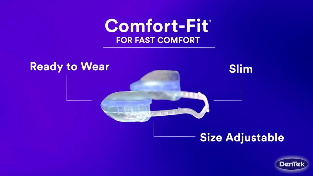 thumbnail video image 2 of DenTek Comfort-Fit Dental Guards for Nighttime Teeth Grinding, 2 Count, 2 of 18