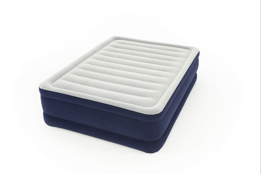 Bestway Tritech Air Mattress Queen 22 in. with Builtin AC Pump and Antimicrobial Coating