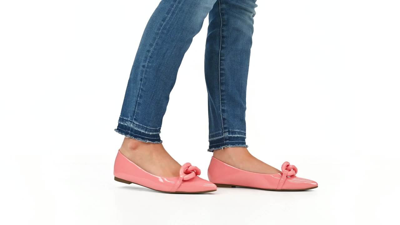 thumbnail video image 2 of Journee Womens Clareene Slip On Pointed Toe Ballet Dress Flats, 2 of 10