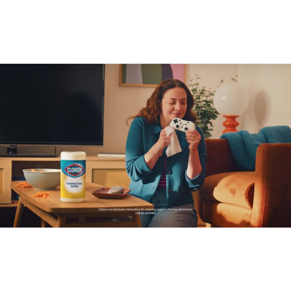 thumbnail video image 2 of Clorox Bleach-Free Disinfecting and Cleaning Wipes, 75 Count Each, 4 Pack, 2 of 10