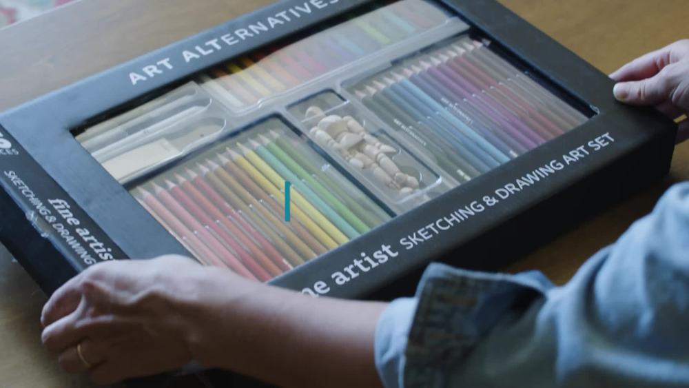 Art Alternatives 112 Piece Sketching & Drawing Art Set