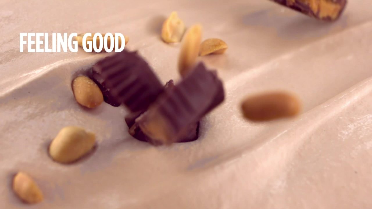 thumbnail video image 2 of Halo Top Peanut Butter Cup with Chocolate Flavor, Light Ice Cream, With A Good Source of Protein, Lower Calorie Frozen Dessert, 16 fl oz Pint, 2 of 13