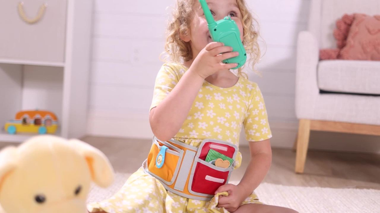thumbnail video image 2 of Melissa & Doug Let’s Explore™ Ranger Dog Plush with Search and Rescue Gear, 2 of 10
