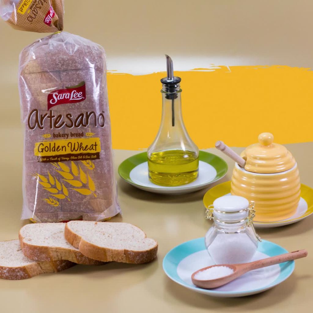 thumbnail video image 2 of Sara Lee Artesano Golden Wheat Bread, 20 oz, Whole Wheat Pre-sliced Wheat Bread, Bag, 2 of 10