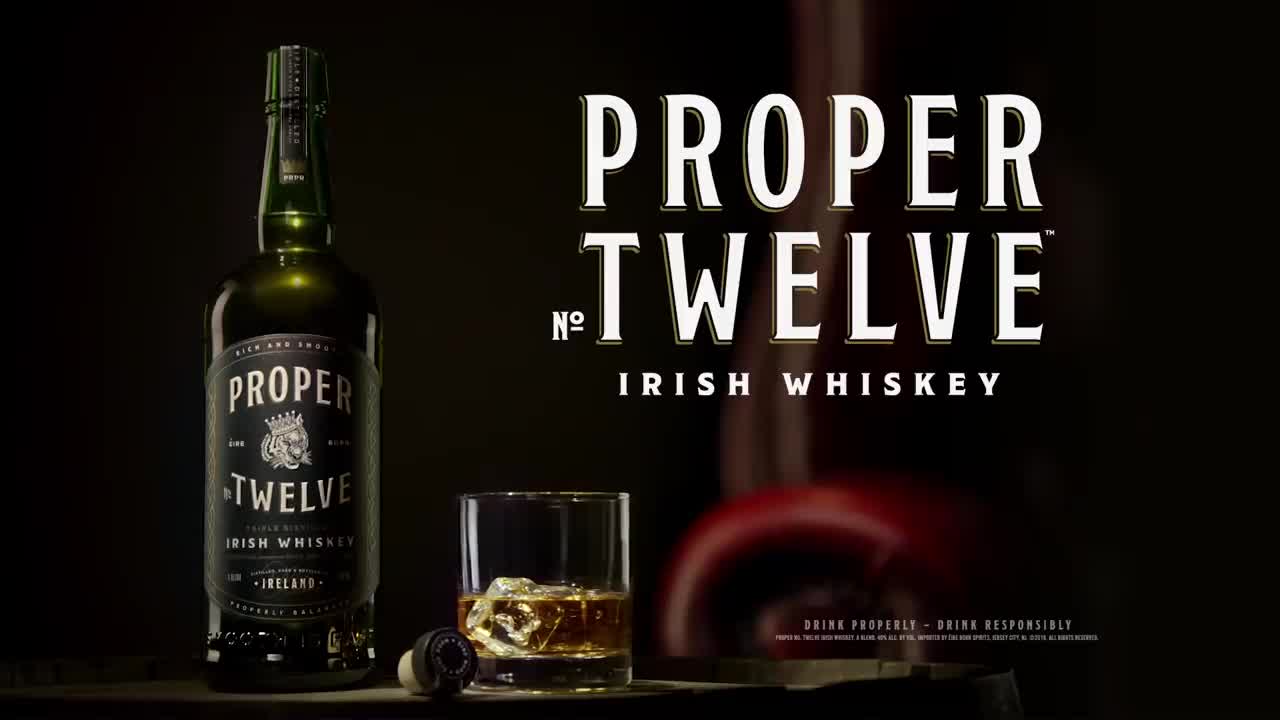 thumbnail video image 2 of Proper No. Twelve Irish Whiskey, 40% ABV, 80 Proof, 1 Count, 1.75 L Glass Bottle, New, 2 of 8