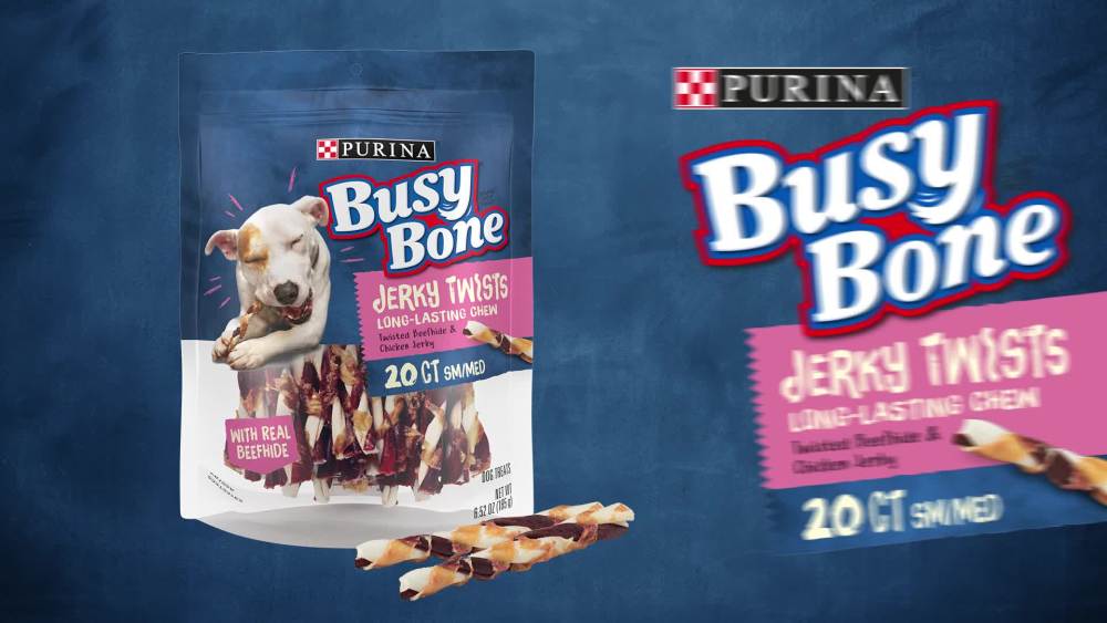 Purina Busy Grain Free Small/Medium Breed Dog Jerky Rawhide Treats