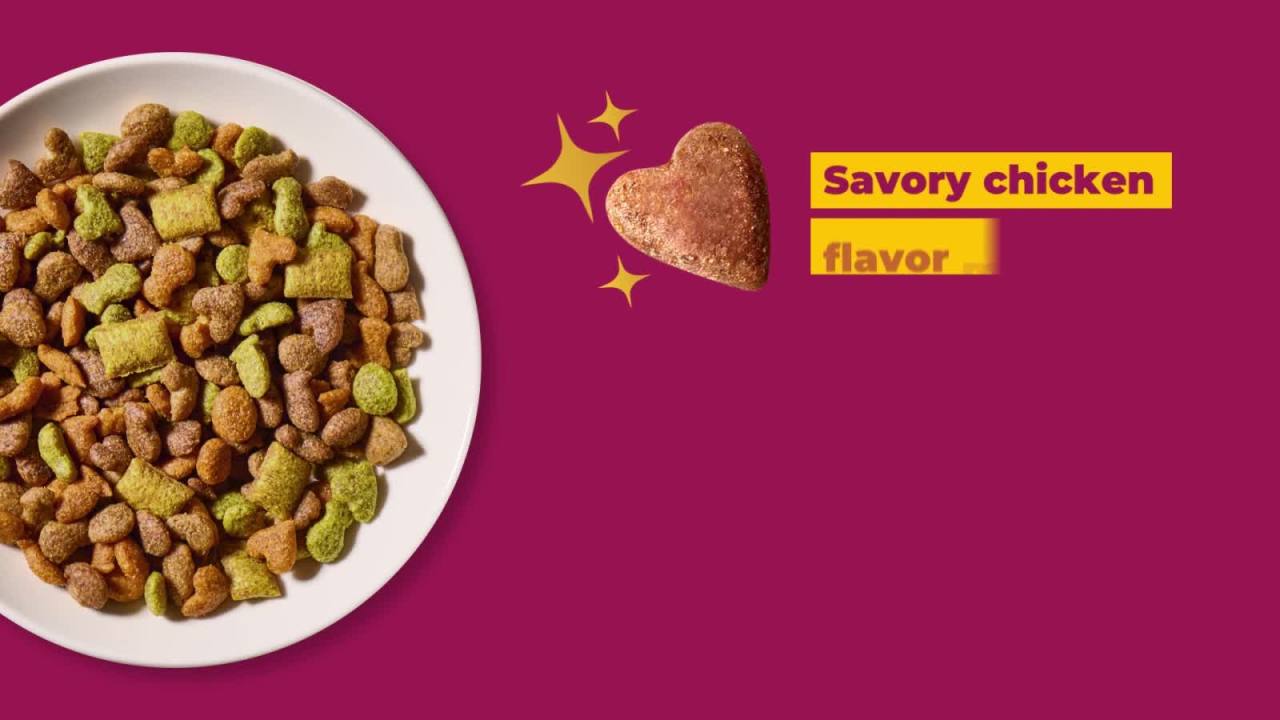 thumbnail video image 2 of Meow Mix Gravy Bursts, Savory Chicken Flavor Mix, Gravy Filled Dry Cat Food, 3 lb. Bag, 2 of 13