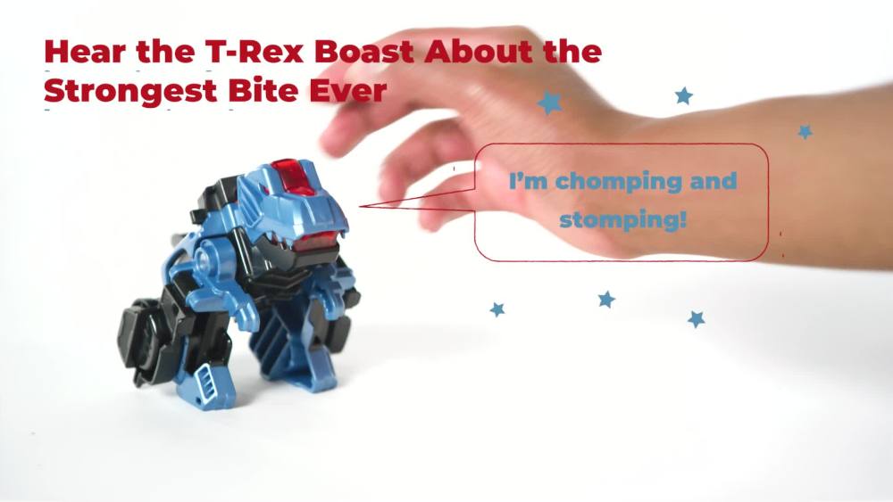 thumbnail video image 2 of VTech® Switch & Go™ T-Rex Truck Easy to Transform Dino to Vehicle, 2 of 11