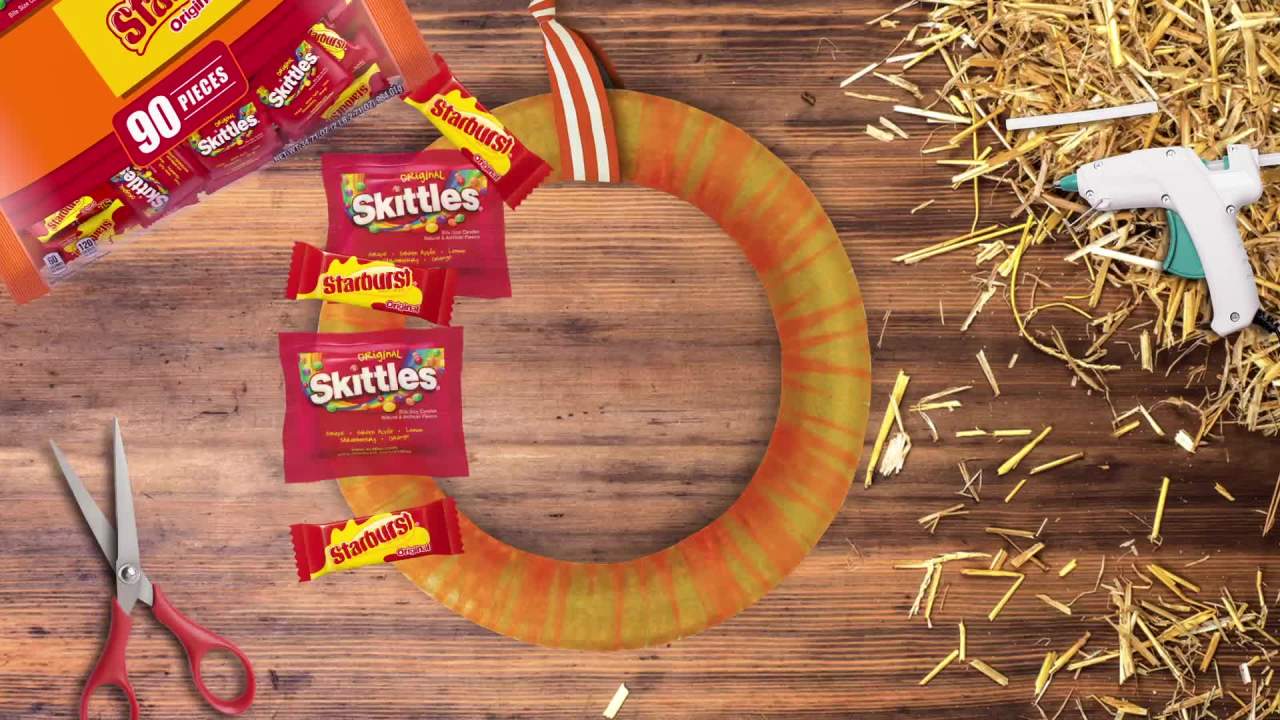 thumbnail video image 2 of Skittles & Starburst Fun Size Candy Assortment -34.71oz/90ct, 2 of 15