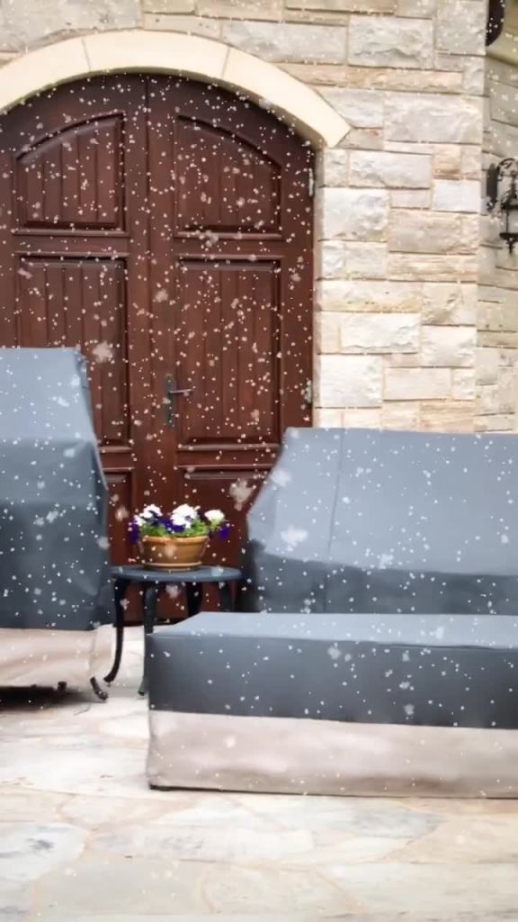 thumbnail video image 2 of Modern Leisure Renaissance Ultralite Stackable Patio Chair Cover, 27"L x 27"W x 49"H, Gray, 2 of 17