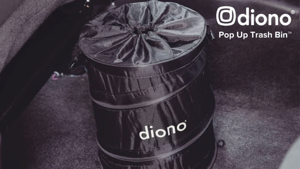 Diono Pop Up Portable Car Trash Bin Basket, Leak Proof and Water Resistant, Black - image 2 of 13
