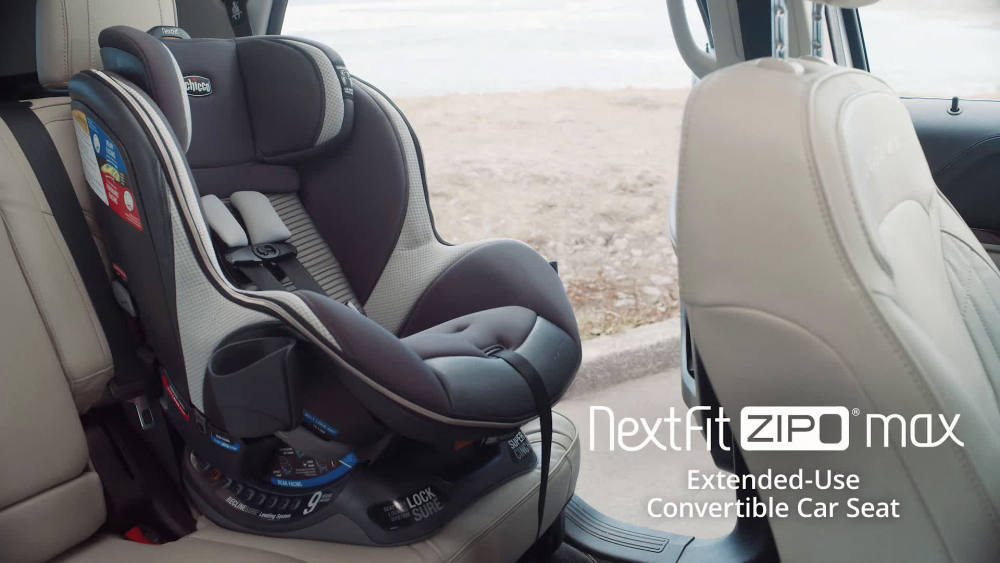 Chicco NextFit Max ClearTex Convertible Car Seat Cove (Grey