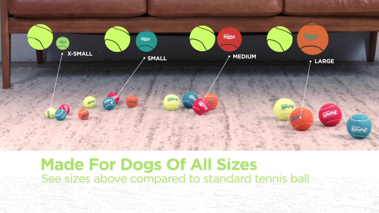 thumbnail video image 2 of Outward Hound Squeaker Ballz Dog Toy - 4 Pack, Multi, Small, 2 of 8