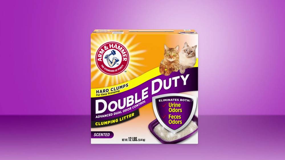 thumbnail video image 2 of ARM & HAMMER Double Duty Cat Litter, Advanced Odor Control Clumping Cat Litter, Scented, 20 lbs, 2 of 12