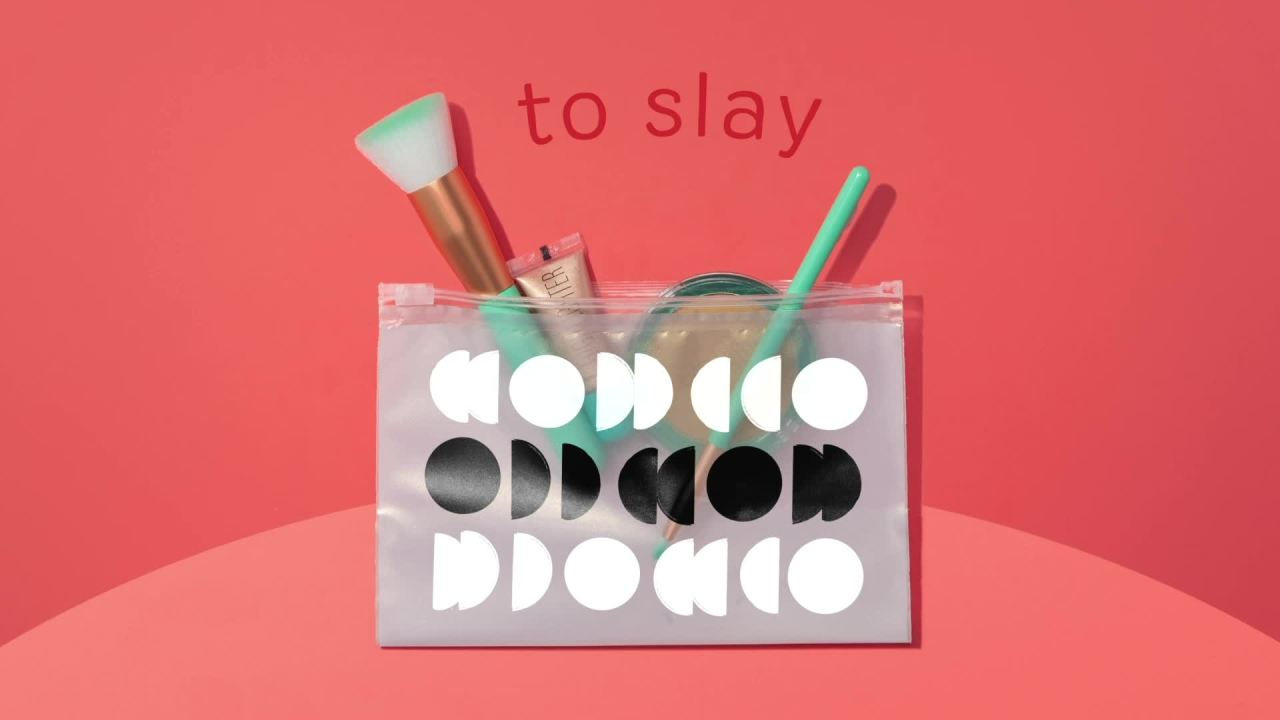 thumbnail video image 2 of Ziploc Brand Boho Collection Skinny Stuff Accessory Bags, 5 Bags, 2 of 11