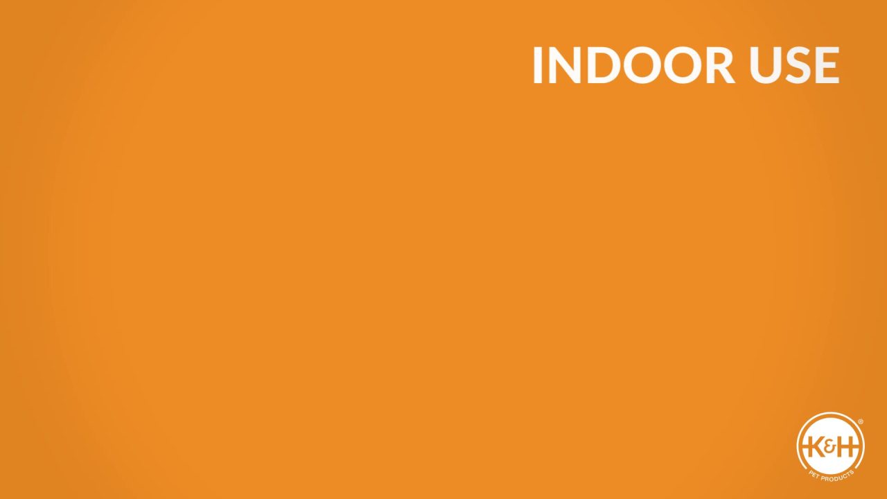 thumbnail video image 2 of K&H Pet Products Thermo-Snuggly Sleeper Heated Dog Bed Sage/Tan Large 30 X 22 X 6 Inches, 2 of 10