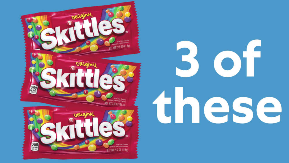 Skittles & Starburst Variety Pack Gummy Candy Assortment 18 Bars Box