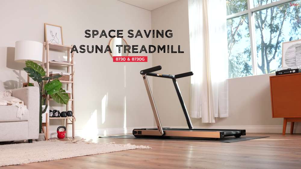 ASUNA Space Saving Treadmill, Motorized with Speakers for AUX Audio Connection - image 2 of 8