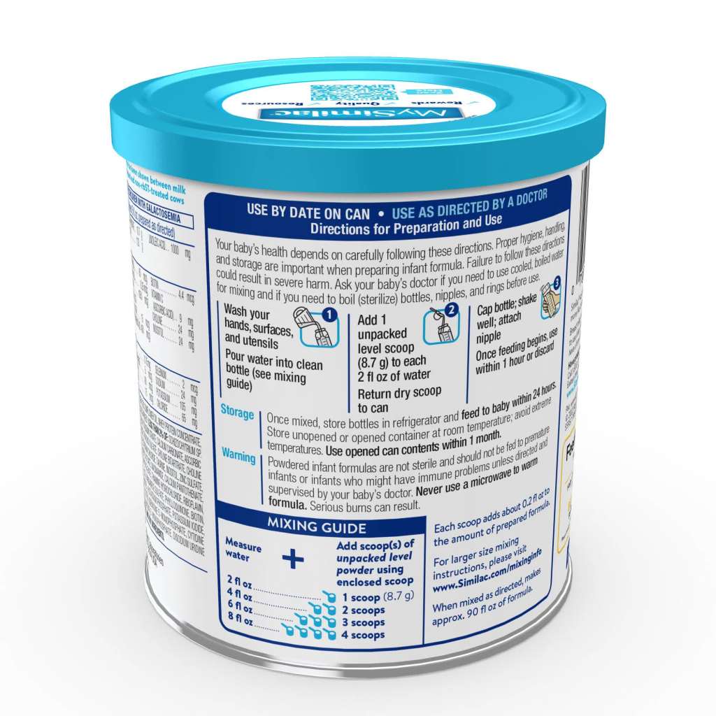 thumbnail video image 3 of Similac Advance Powder Baby Formula With Iron, Has DHA & Lutein, 12.4-oz Can, 3 of 21