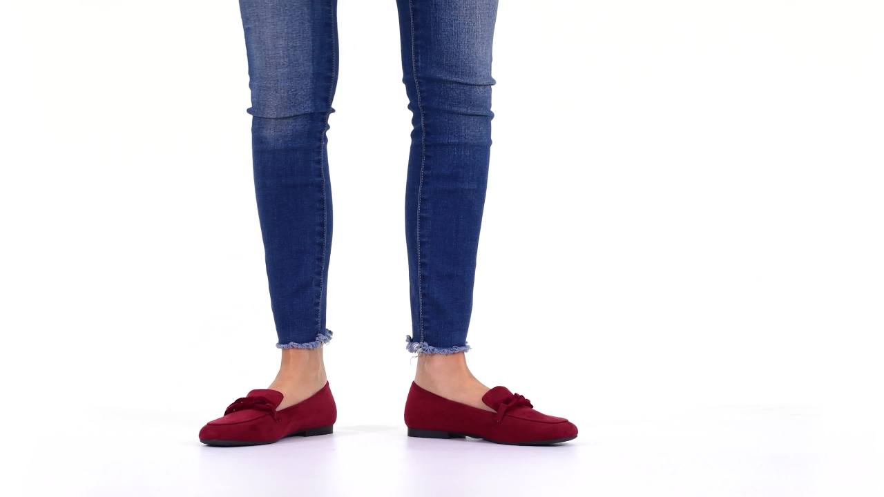 thumbnail video image 2 of Journee Womens Cordell Slip On Square Toe Loafer Dress Flats, Widths Available, 2 of 10