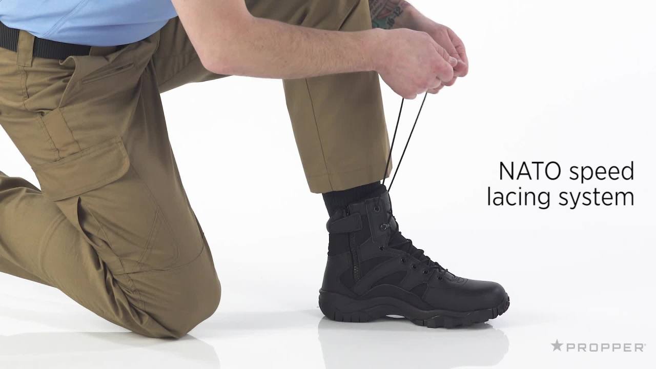 thumbnail video image 2 of Propper Men's Tactical Duty Boot 8", 2 of 10