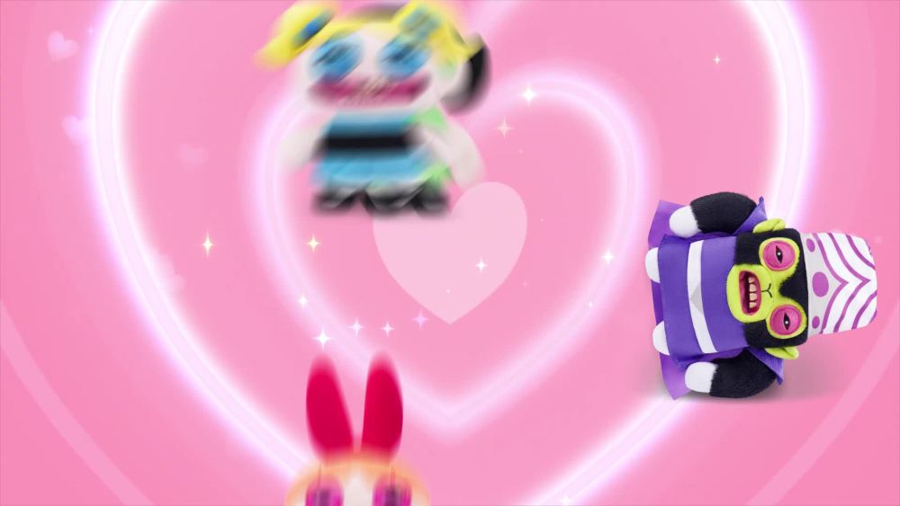 thumbnail video image 2 of Fuggler Powerpuff Girls 9 inch (Blossom), Funny Ugly Monster Soft Stuffed Plush Toy by ZURU, 2 of 10