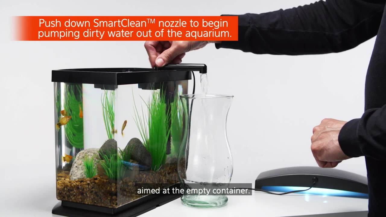 thumbnail video image 2 of Aqueon LED MiniBow Kit with SmartClean Technology Black 5 Gallon, 2 of 9