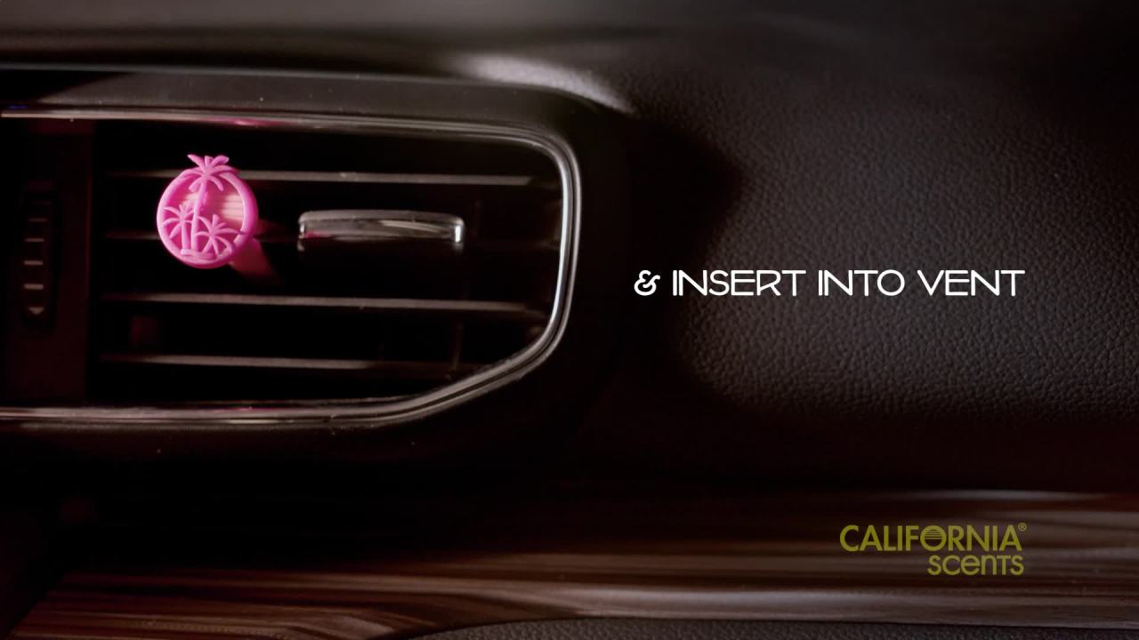 thumbnail video image 2 of California Scents Coronado Cherry Vent Car Air Freshener - 6 Count, 2 of 10