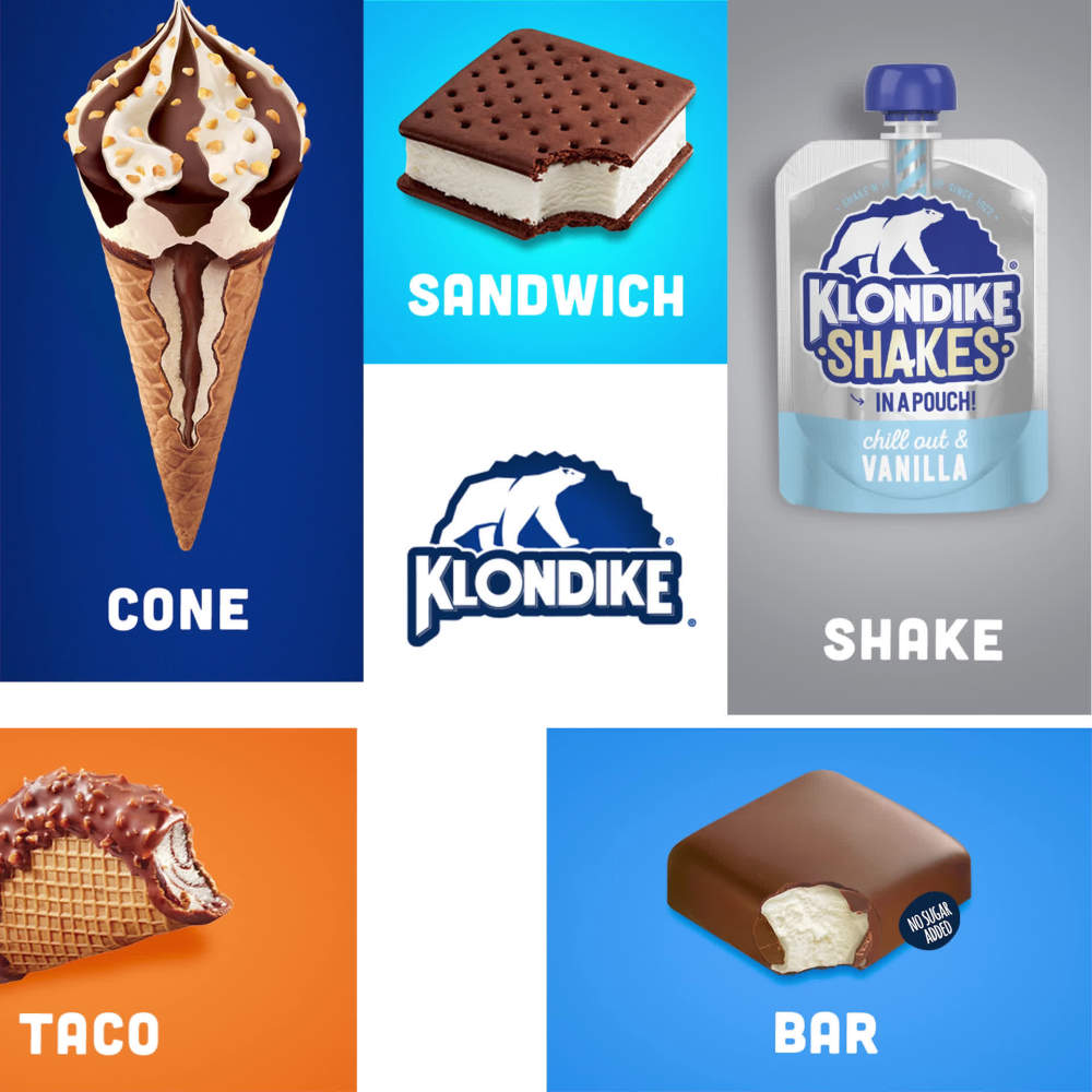 Klondike Frozen Dairy Dessert Bars Original Vanilla No Sugar Added 4 oz