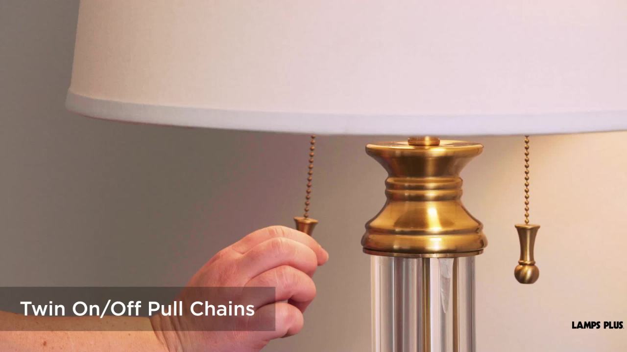 thumbnail video image 2 of Vienna Full Spectrum Rolland Traditional Table Lamp 30" Tall Crystal Brass Column Off White Tapered Drum Shade for Bedroom Living Room Bedside Office, 2 of 11