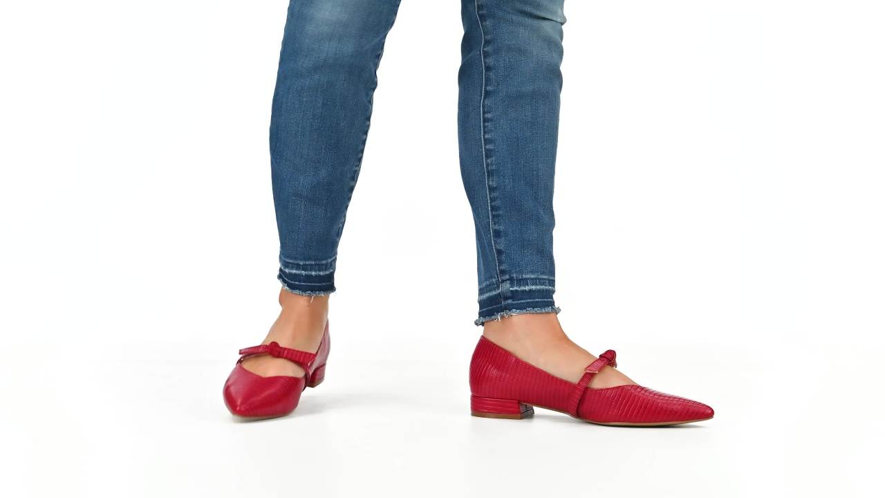 thumbnail video image 2 of Journee Womens Cait Textured Material Slip On Mary Jane Flats, Widths Available, 2 of 10