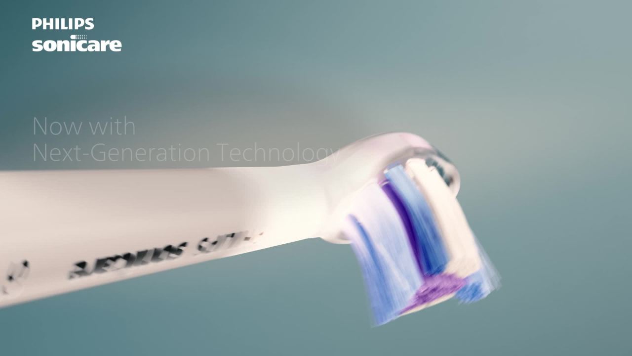 thumbnail video image 2 of Philips Sonicare 6000 Series Electric Toothbrush, Pressure Sensor, 6 Settings, HX7401/04, 2 of 13