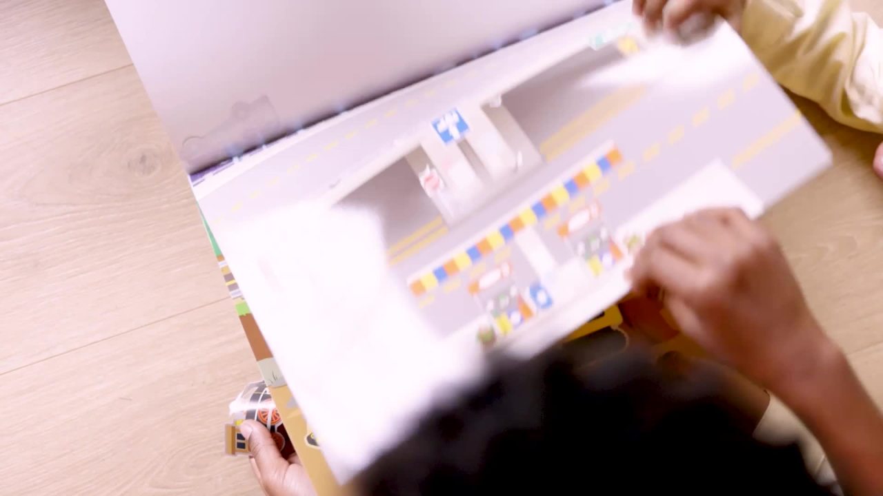 thumbnail video image 2 of Melissa & Doug Reusable Sticker Pad: Vehicles - 165+ Reusable Stickers - FSC Certified, 2 of 10