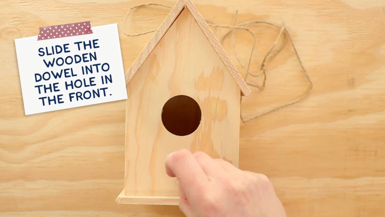 thumbnail video image 2 of Made by Me Paint Your Own Birdhouse Kit, Boys and Girls, Child, Ages 6+, 2 of 10