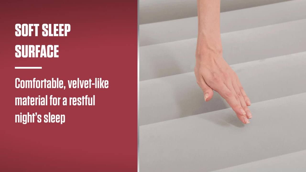 thumbnail video image 2 of Coleman Tritech Air Mattress Full 22" with Built-in AC Pump, 2 of 19