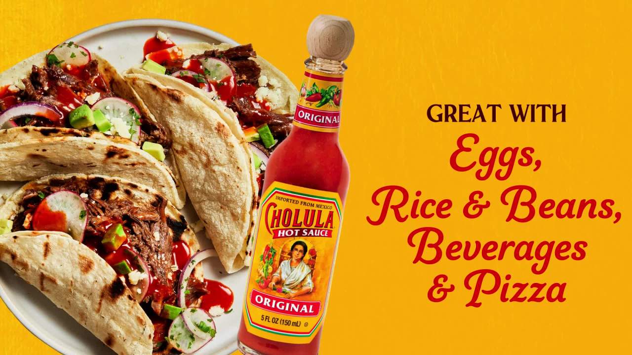thumbnail video image 2 of Cholula Kosher Original Hot Sauce, 5.0 fl oz Bottle, 2 of 28