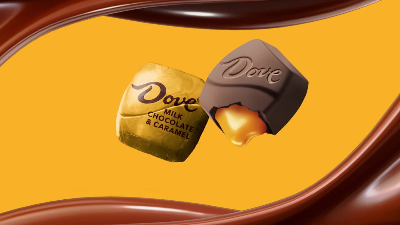 thumbnail video image 2 of Dove Promises Milk Chocolate & Caramel Candy - 12.67 oz Large Bag, 2 of 13