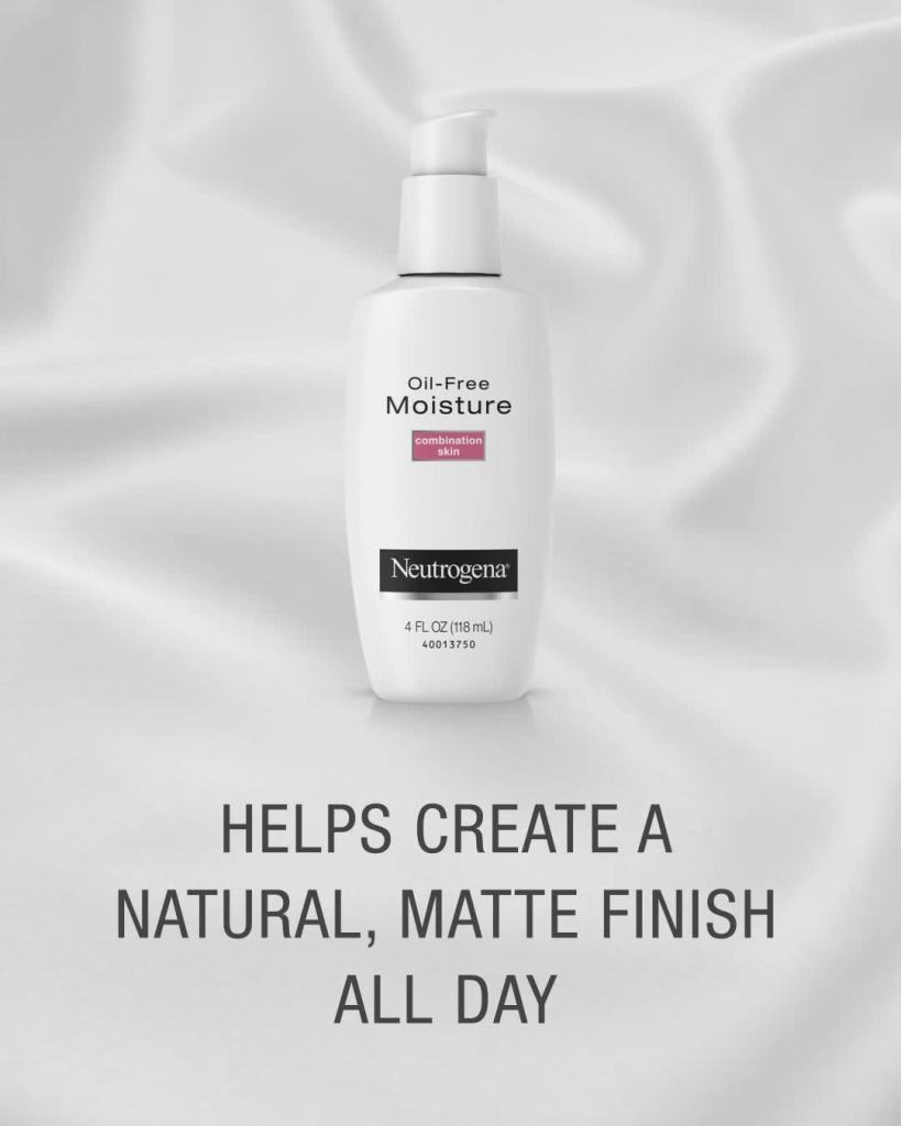 thumbnail video image 2 of Neutrogena Oil Free Face Moisturizer for Combination Skin, 4 fl. oz, 2 of 16