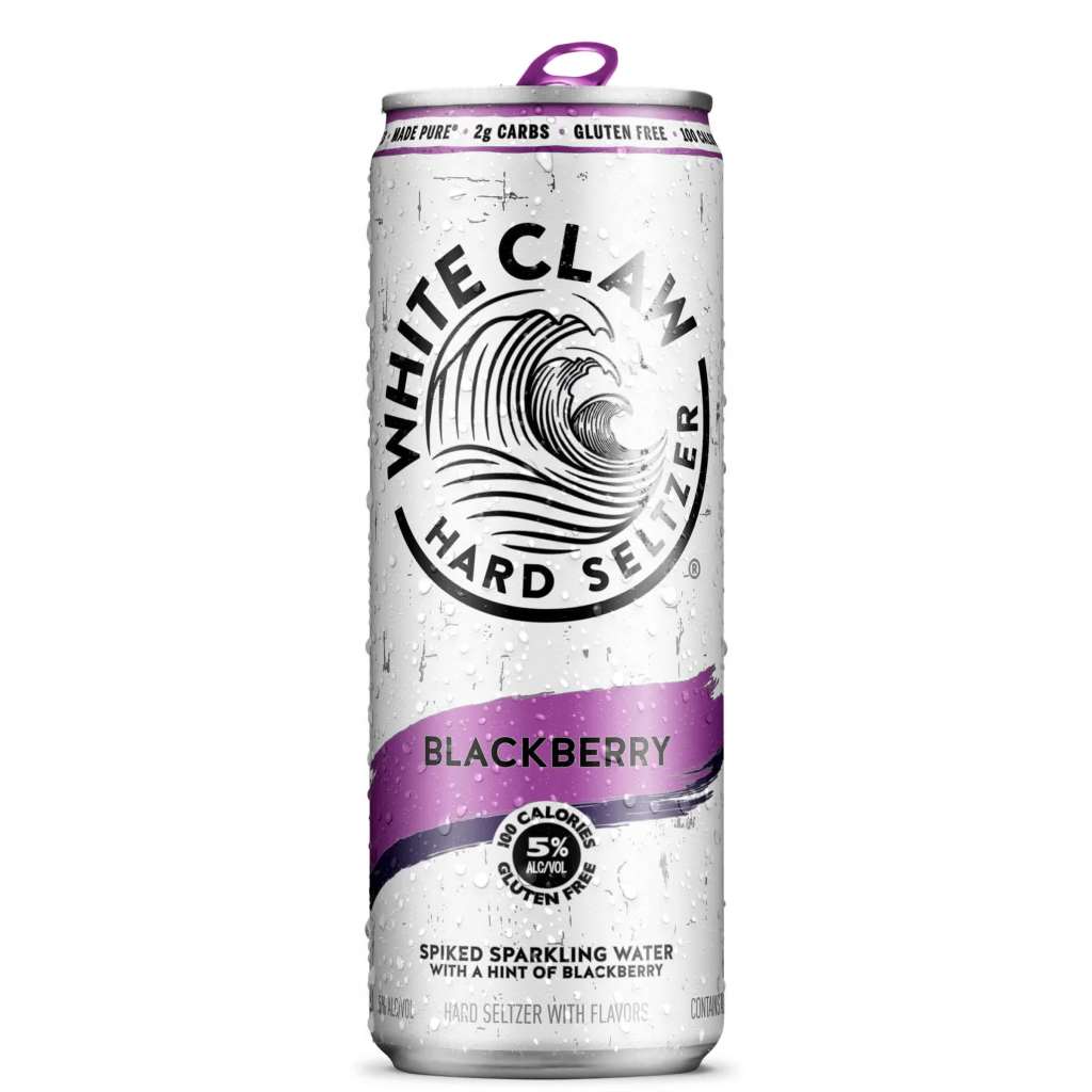 thumbnail video image 2 of White Claw Hard Seltzer Blackberry, 6 Pack, 12 fl oz Cans, 5% ABV, 2 of 10