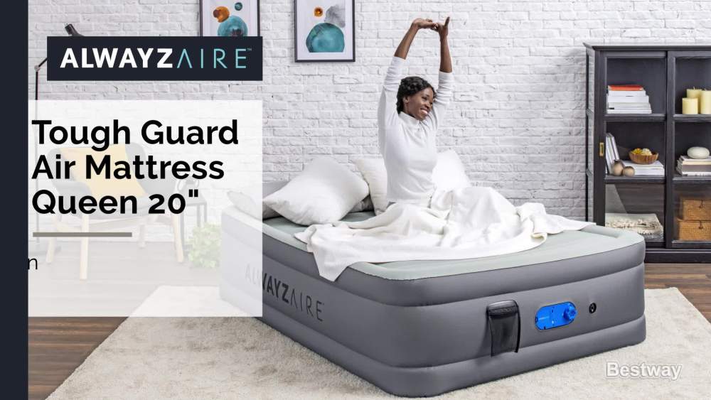 AlwayzAire 20" Queen Air Mattress with Builtin Pump