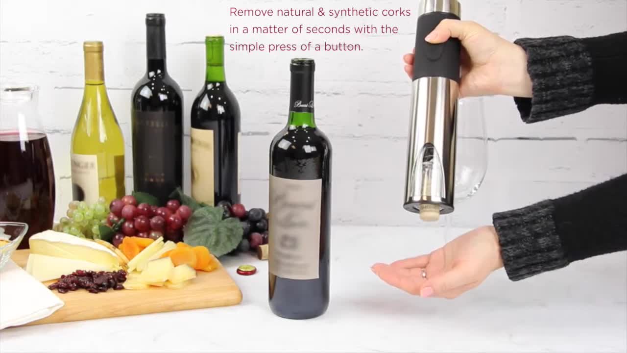 thumbnail video image 2 of Vinturi V9045 Wine Opener, 2 of 4